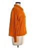 Zara Orange 3/4 Sleeve Button-Down Shirt Size M - photo 4