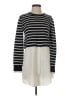 Theory Stripes Ivory Pullover Sweater Size S - photo 1