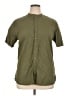 Assorted Brands 100% Cotton Solid Green Short Sleeve Button-Down Shirt Size XL - photo 1