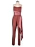 Lavish Alice Burgundy Brown Jumpsuit Size 4 - photo 1