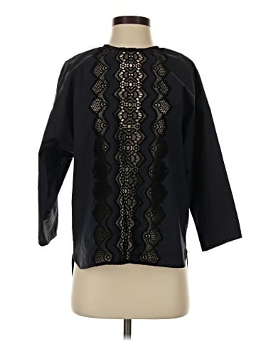 Sandro 3/4 Sleeve Blouse (view 1)