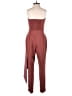 Lavish Alice Burgundy Brown Jumpsuit Size 4 - photo 2