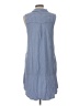 Max Studio 100% Rayon Blue Sleeveless Button-Down Shirt Size L - photo 2