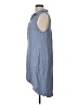 Max Studio 100% Rayon Blue Sleeveless Button-Down Shirt Size L - photo 5