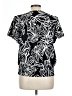 Nine West 100% Polyester Black Short Sleeve Blouse Size L - photo 2