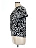 Nine West 100% Polyester Black Short Sleeve Blouse Size L - photo 5