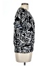 Nine West 100% Polyester Black Short Sleeve Blouse Size L - photo 4