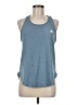 Adidas 100% Polyester Blue Active Tank Size M - photo 1