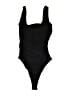 Sarah Elizabeth Solid Black One Piece Swimsuit Size M - photo 1