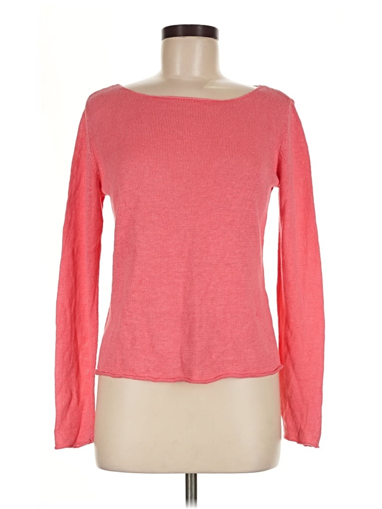 Pre-owned Eileen Fisher Pullover Sweater In Pink