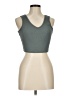 Shein 100% Polyester Gray Tank Top Size 6 - photo 1