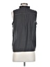 Faherty 100% Organic Cotton Gray Sleeveless Blouse Size S - photo 2