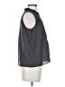 Faherty 100% Organic Cotton Gray Sleeveless Blouse Size S - photo 4