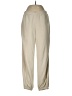 Golden Aritzia 100% Polyester Solid Ivory Casual Pants Size M - photo 1