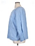 Talbots 100% Cotton Blue Long Sleeve Blouse Size 1X - photo 5