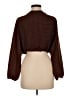 Unbranded Brown Long Sleeve Blouse Size M (estimated) - photo 2