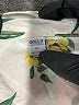 Only 100% Cotton Tropical Ivory 3/4 Sleeve Blouse Size XL - photo 7
