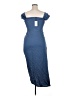 Cider 100% Polyester Blue Cocktail Dress Size XL - photo 2
