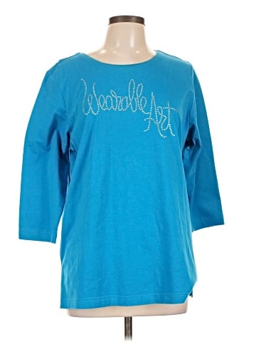 Bob Mackie 3/4 Sleeve T-Shirt (view 1)