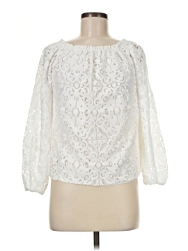 White House Black Market 3/4 Sleeve Blouse (view 1)