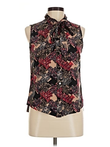 Trina Turk Sleeveless Silk Top (view 1)