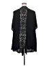 Ava & Viv 100% Rayon Black Kimono Size 3X - photo 2