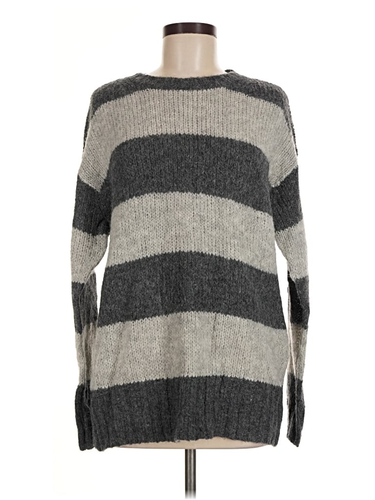 Pre-owned American Eagle Outfitters Pullover Sweater In Gray