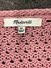 Madewell Polka Dots Pink Open-Stitch Austen Pullover Sweater Size XS - photo 7