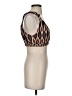 By Anthropologie 100% Polyester Brown Tank Top Size S - photo 4