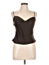 Nia 100% Polyester Brown Sleeveless Blouse Size L - photo 1