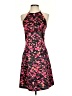 Pastel Floral Black Cocktail Dress Size S - photo 1