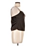 Nia 100% Polyester Brown Sleeveless Blouse Size L - photo 4