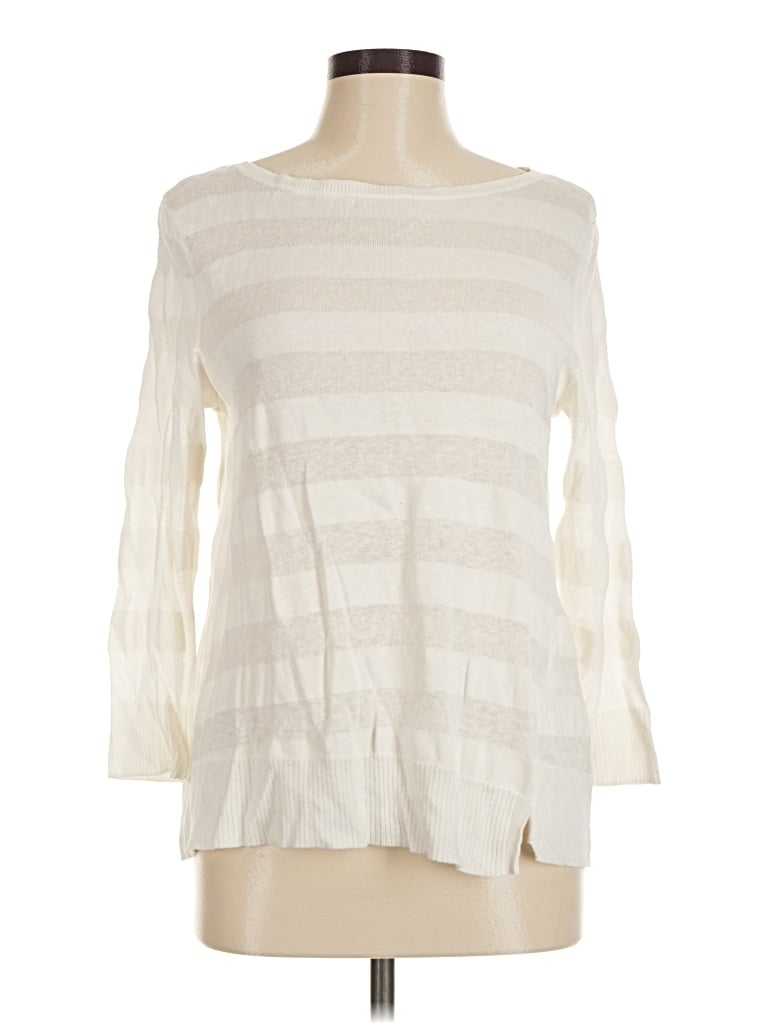 Pre-owned Lilla P Pullover Sweater In Ivory
