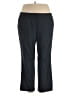 Sejour Solid Black Dress Pants Size 20 - photo 1