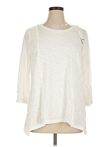 Chico's 3/4 Sleeve T-Shirt (view 1)