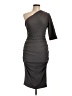 Alieva 100% Polyester Gray Cocktail Dress Size L - photo 1