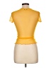 PRISCAVera Yellow Short Sleeve Top Size L - photo 2