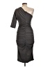Alieva 100% Polyester Gray Cocktail Dress Size L - photo 2