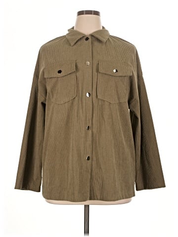 Emery Rose 3/4 Sleeve Button-Down Shirt (view 1)