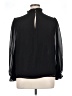 Express 100% Polyester Black Long Sleeve Blouse Size XL - photo 2