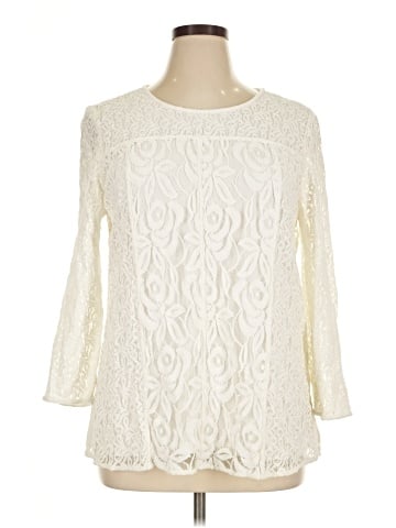 Chico's 3/4 Sleeve Blouse (view 1)