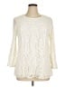 Chico's Ivory 3/4 Sleeve Blouse Size XL - photo 1