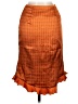 Assorted Brands Argyle Orange Formal Skirt Size M - photo 2