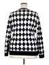 Torrid Argyle Black Pullover Sweater Size 2X Plus (2) - photo 2