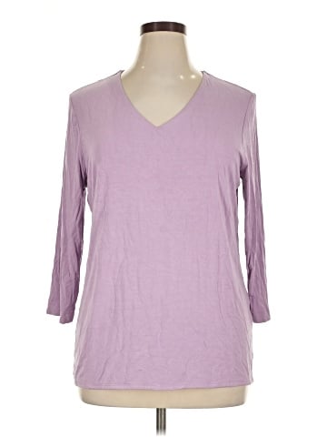 Chico's 3/4 Sleeve T-Shirt (view 1)