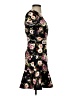 Aqua Floral Black Cocktail Dress Size XS - photo 4