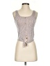 Caution to the Wind Gray Tan Tank Top Size S (estimated) - photo 1