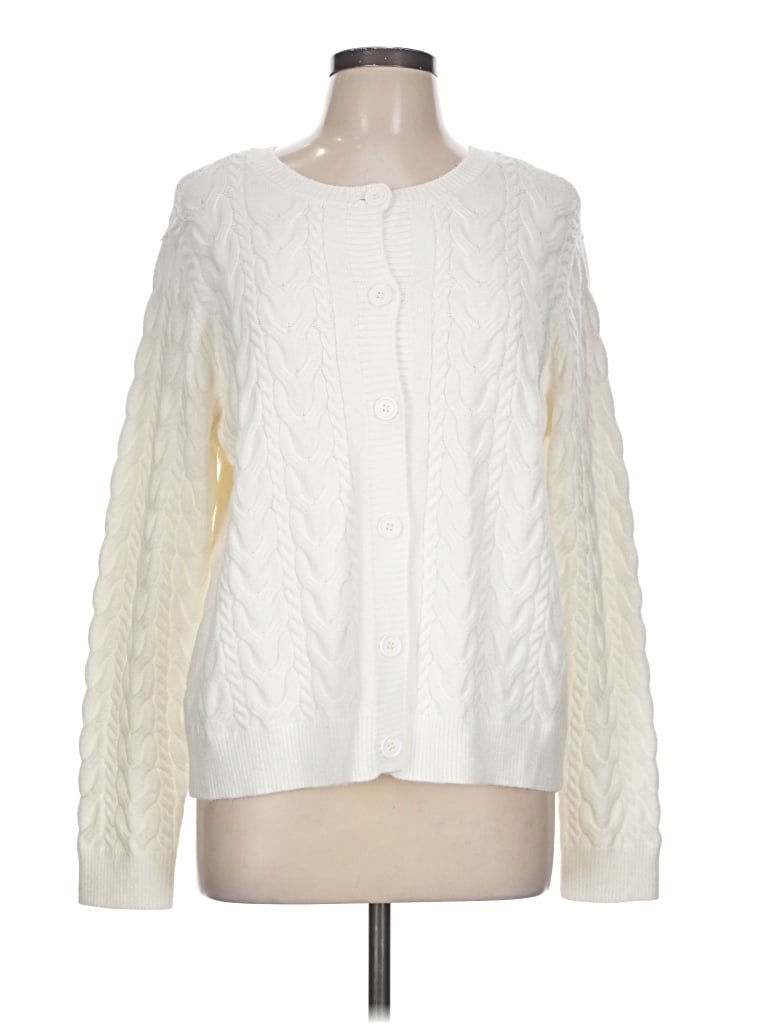 Pre-owned Cyrus Cardigan Sweater In Ivory