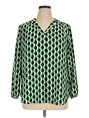 AK Anne Klein 3/4 Sleeve Blouse (view 1)