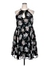Torrid 100% Polyester Floral Black Cocktail Dress Size 2X Plus (2) - photo 1
